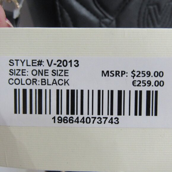 VALENTINO BLACK SWEET LITTLE TOTE NWT, 9" X 7" GUITAR STRAP ADJUSTABLE SNAP CLOS - Picture 4 of 10